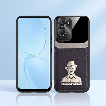 Vivo Y28s 5G Shaheed Bhagat Singh 3D Metal Leather Back Case