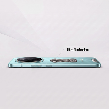 Vivo T4 5G Compatible Satyamev Jayate 3D Metal Emblem 2-in-1 Sticker