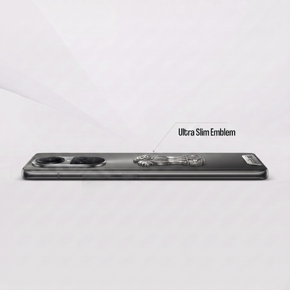 Oppo Reno 10 5G Compatible Satyamev Jayate 3D Metal Emblem 2-in-1 Sticker