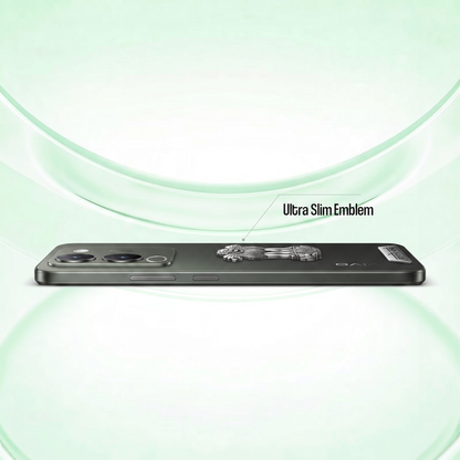 Vivo Y200 5G Compatible Satyamev Jayate 3D Metal Emblem 2-in-1 Sticker