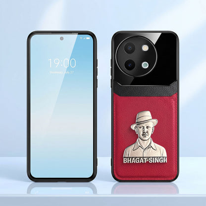 Vivo Y58 5G Shaheed Bhagat Singh 3D Metal Leather Back Case