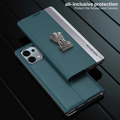 Oppo F31 5G Satyamev Jayate Flip Leather Case