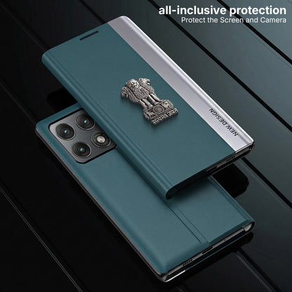 Motorola Edge 70 Pro 5G Satyamev Jayate Flip Leather Case