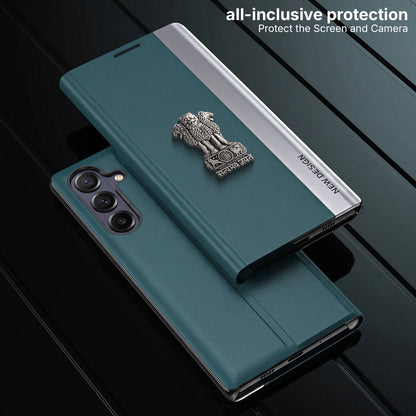 Samsung Galaxy A37 5G Satyamev Jayate Flip Leather Case