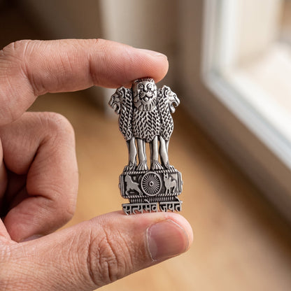 Tecno Camon 50 5G Compatible Satyamev Jayate 3D Metal Emblem Sticker