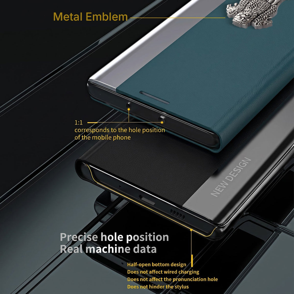 Oppo Reno 15 5G Satyamev Jayate Flip Leather Case