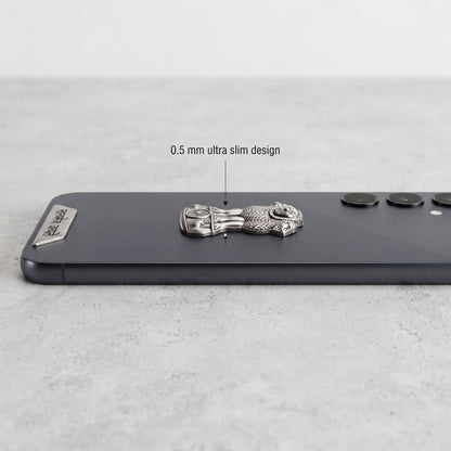 Oppo F31 Pro+ 5G Compatible Satyamev Jayate 3D Metal Emblem 2-in-1 Sticker