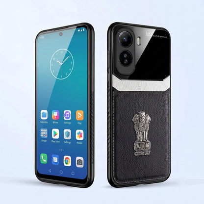 Vivo T5 Pro 5G Satyamev Jayate 3D Metal Leather Back Case
