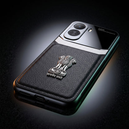 Vivo T5 Pro 5G Satyamev Jayate 3D Metal Leather Back Case