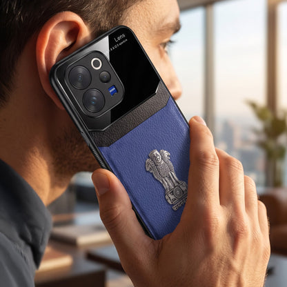 Vivo V70 5G Satyamev Jayate 3D Metal Leather Back Case