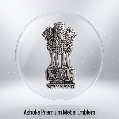 Tecno Camon 50 5G Compatible Satyamev Jayate 3D Metal Emblem Sticker